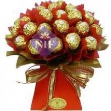 Bouquet of 24pc Ferrero Rocher Chocolates