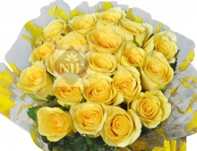 Bright Yellow Roses