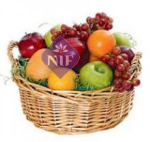 Large Sized Basket of Mixed Fruits