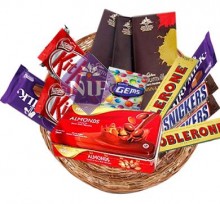 Basket of Mixed Chocolates